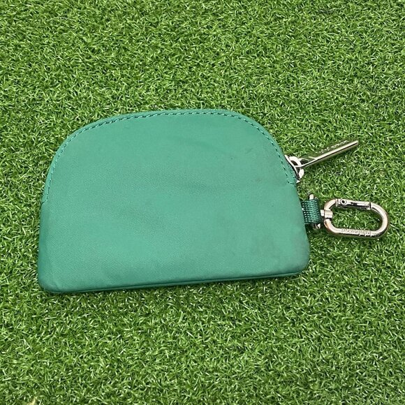 Lululemon Athletica Clipable Green Coin Pouch Wallet Bag - Picture 2 of 4